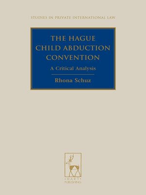 cover image of The Hague Child Abduction Convention